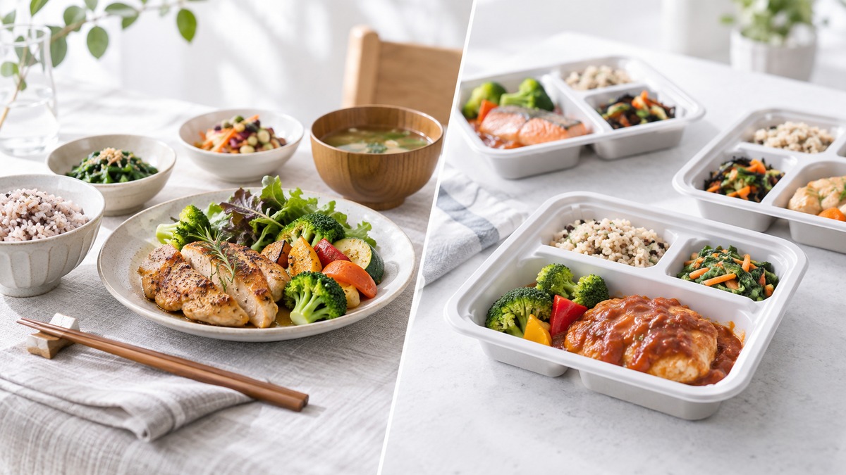 シェフの無添つくりおきとMealsを比較 どっちが合うのイメージ