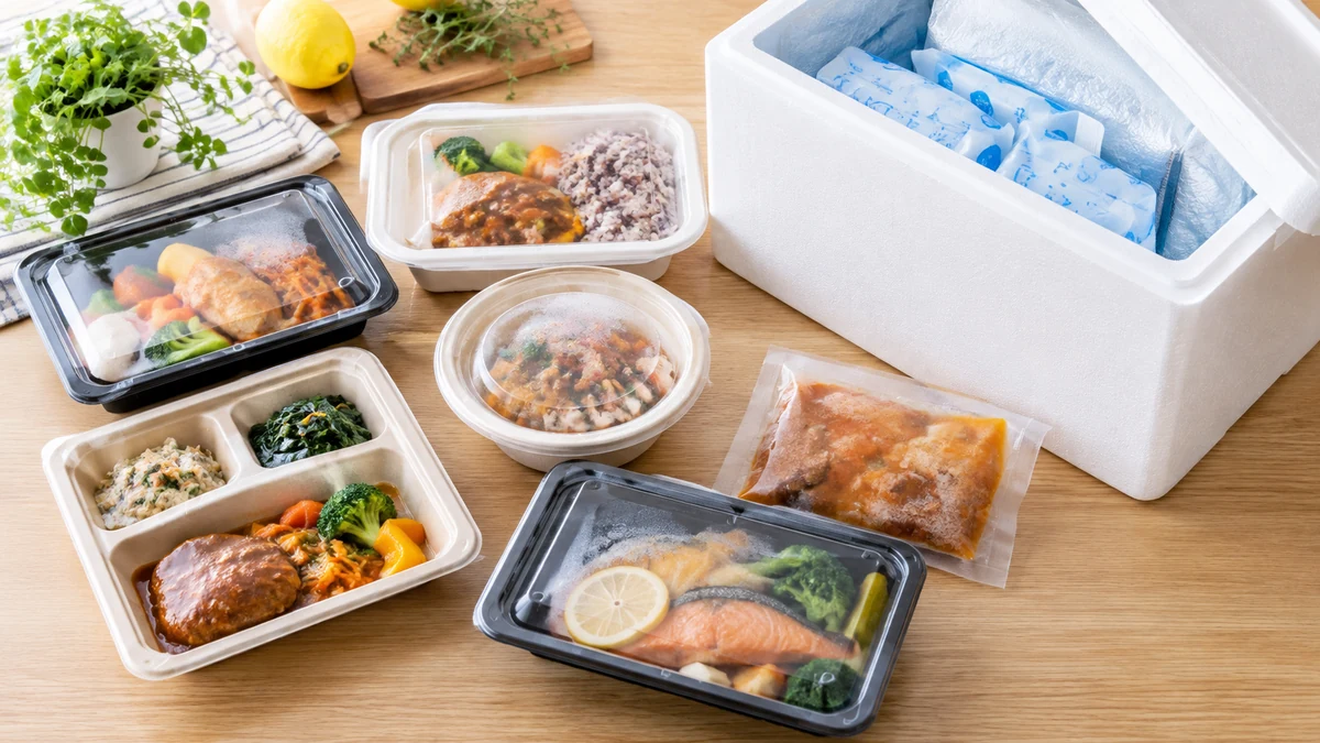 複数宅配食の配送・送料を比較するイメージ