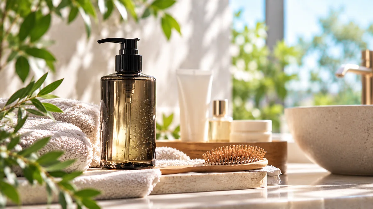 ReZARD beautyスカルプシャンプーの長期使用レビューをイメージしたヘアケアビジュアル